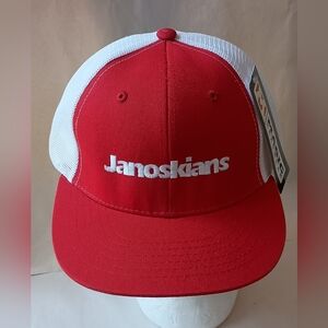 Janoskians Australian Music Comedy Group Red Baseball Cap Hat New NOS OSFM